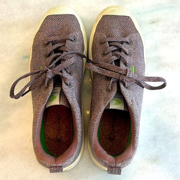 Cariuma IBI Low Stone Blush Knit Sneaker Show Women's Size 12 - Picture 7 of 11